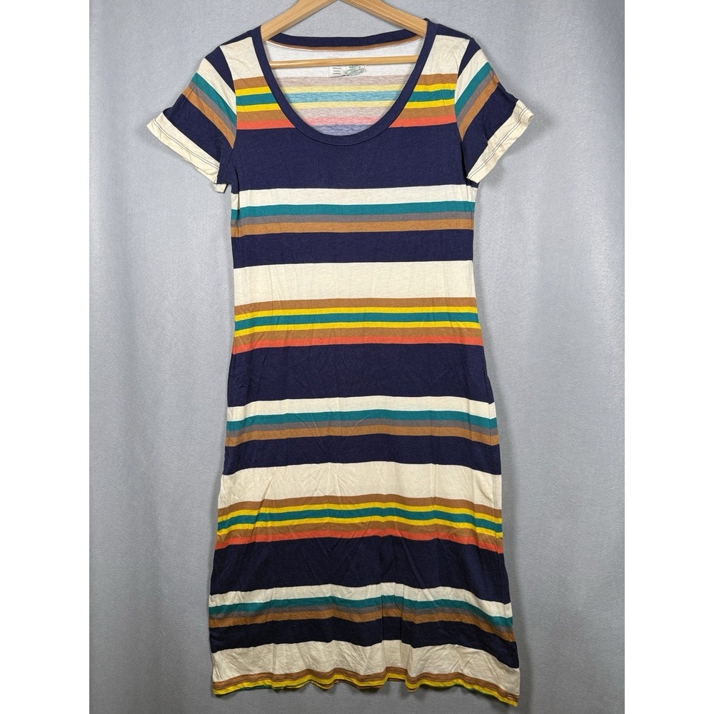 Anthropologie Saturday Sunday T-Shirt Dress Nautical Striped Preppy